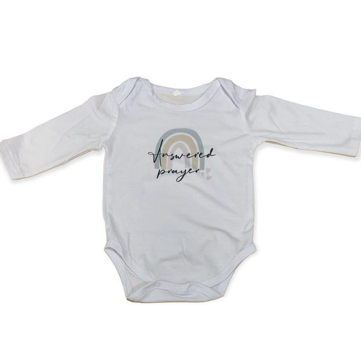 Answered prayer onesie - long & short sleeve