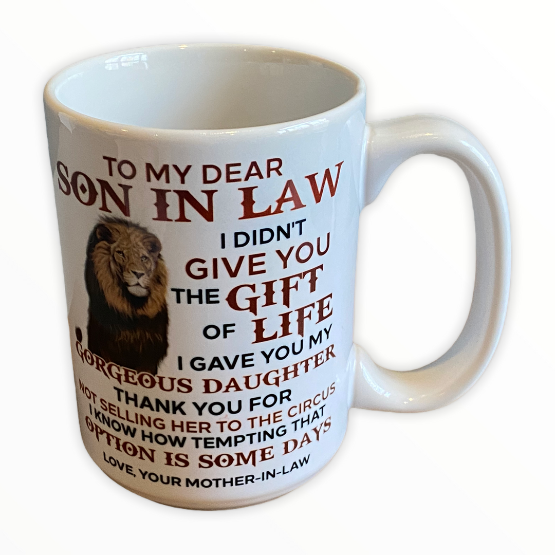 Son in Law Funny Ceramic Mug